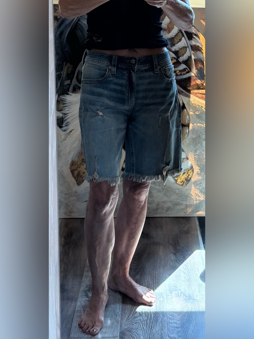 Miss Me Bermuda Shorts